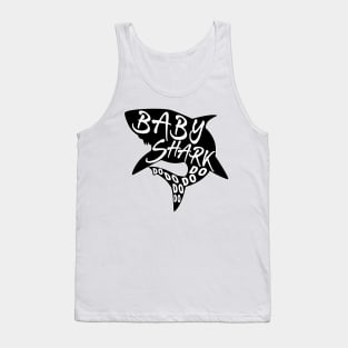 Baby Shark Song - Minimal Lyrics Shirt Tank Top